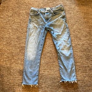 Agolde Toni Mid Rise Straight Jeans